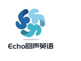 浙江Echo回声英语logo标志设计