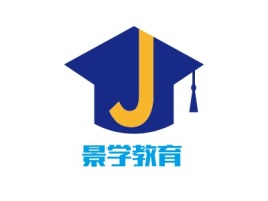 河北景学教育logo标志设计
