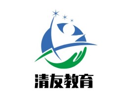 河北清友教育logo标志设计
