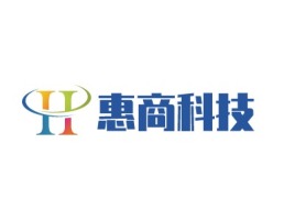 河南惠商科技logo标志设计