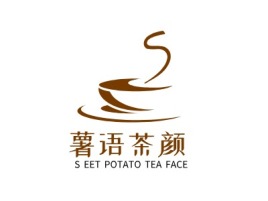   SWEET POTATO TEA FACE店铺logo头像设计