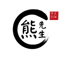 貓咖店鋪logo頭像設(shè)計