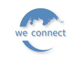 we connect金融公司logo设计