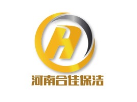 河南河南合佳保洁公司logo设计