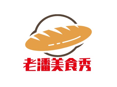 老潘美食秀LOGO設(shè)計(jì)