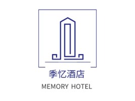 季忆酒店名宿logo设计