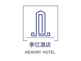 季忆酒店名宿logo设计