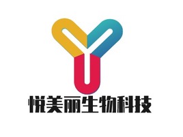 悅美麗生物科技公司logo設(shè)計