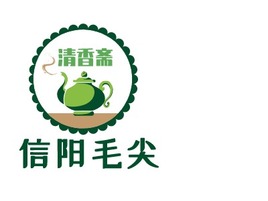 清香齋品牌logo設(shè)計