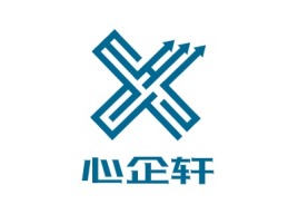 心企轩logo标志设计