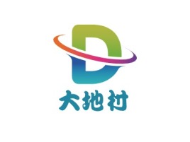 辽宁大地村logo标志设计