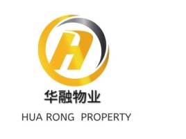   HUA RONG  PROPERTY企业标志设计