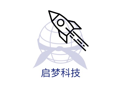 启梦科技LOGO设计