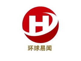 环球易闻logo标志设计