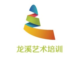 龙溪艺术培训logo标志设计