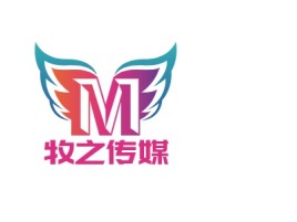 山东牧之传媒logo标志设计