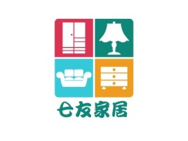 江西七友家居企业标志设计