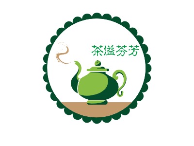 茶溢芬芳LOGO设计
