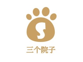 安徽三个院子门店logo设计