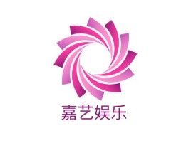 嘉艺娱乐logo标志设计