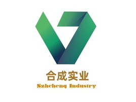 广东合成实业公司logo设计