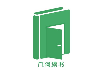 几何读书LOGO设计