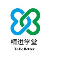 精进学堂logo标志设计