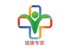 健康专家门店logo标志设计