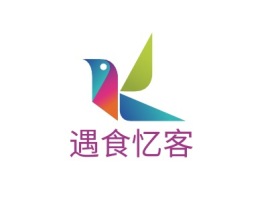 福建遇食忆客品牌logo设计