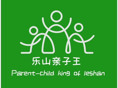 Parent-child king of leshanLOGO设计