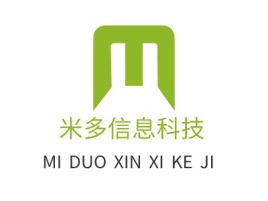米多信息科技公司logo设计