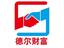 德尔财富金融公司logo设计