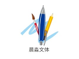 晨淼文体logo标志设计