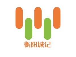 湖南衡阳城记logo标志设计