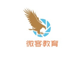 微客教育logo标志设计