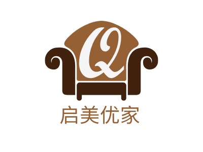 啟美優(yōu)家LOGO設(shè)計(jì)