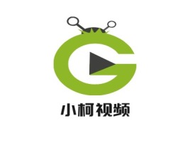 小柯视频logo标志设计