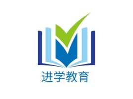 进学教育logo标志设计