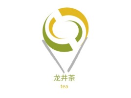龙井茶品牌logo设计