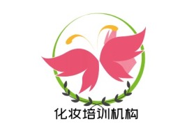 化妆培训机构门店logo设计