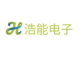浩能电子公司logo设计