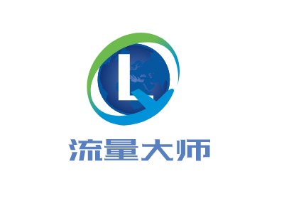 流量大师LOGO设计