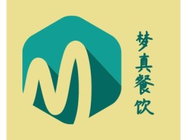 梦真餐饮店铺logo头像设计