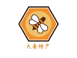 大秦特产品牌logo设计