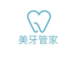 美牙管家门店logo标志设计