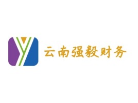 云南云南强毅财务门店logo设计