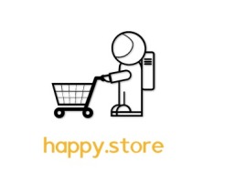 happy.store店铺标志设计