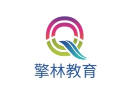 擎林教育logo标志设计