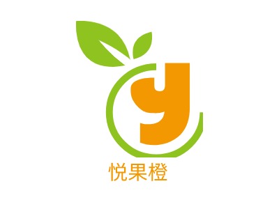 悦果橙LOGO设计