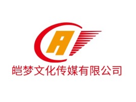 皑梦文化传媒有限公司logo标志设计